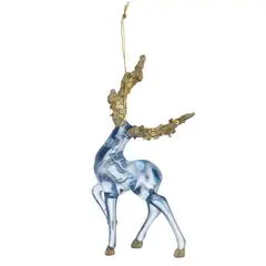 DEAR SANTA - Adorno Reno Navidad Azul 15cm
