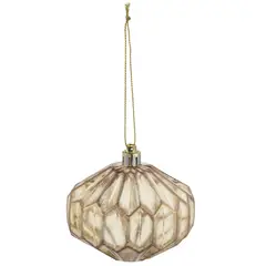 DEAR SANTA - Adorno Onion Dorado 8 cm Illusion