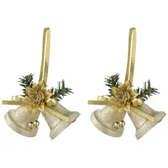 DEAR SANTA - Set 2 Campanas Navidad 10cm