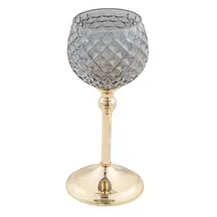 DEAR SANTA - Candelabro de Vidrio Verde 13x31cm