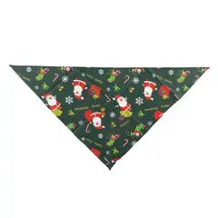 DEAR SANTA - Bandana para Mascota Verde Pet Glam