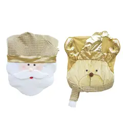 DEAR SANTA - Set de 2 Cubresillas 63 cm Dorado AOS
