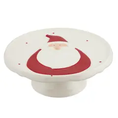 DEAR SANTA - Portatorta Blanco/Rojo Navidad 27cm