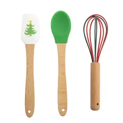 DEAR SANTA - Set de 3 Mini Utensilios de Cocina Verdes
