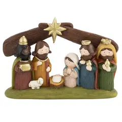 DEAR SANTA - Pesebre Poliresina Navidad 12cm