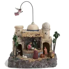 DEAR SANTA - Villa Animada con Pesebre y Efectos