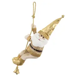 DEAR SANTA - Santa Colgado Dorado 60cm