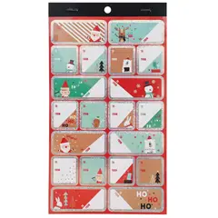 DEAR SANTA - Etiquetas Stickers 80 Unidades