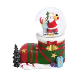 DEAR SANTA - Globo de Nieve Bota 10cm