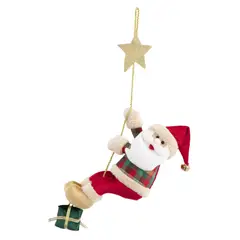 DEAR SANTA - Santa Colgado Rojo 60cm