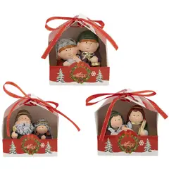 DEAR SANTA - Pesebre 1 Pieza 8 cm Surtido