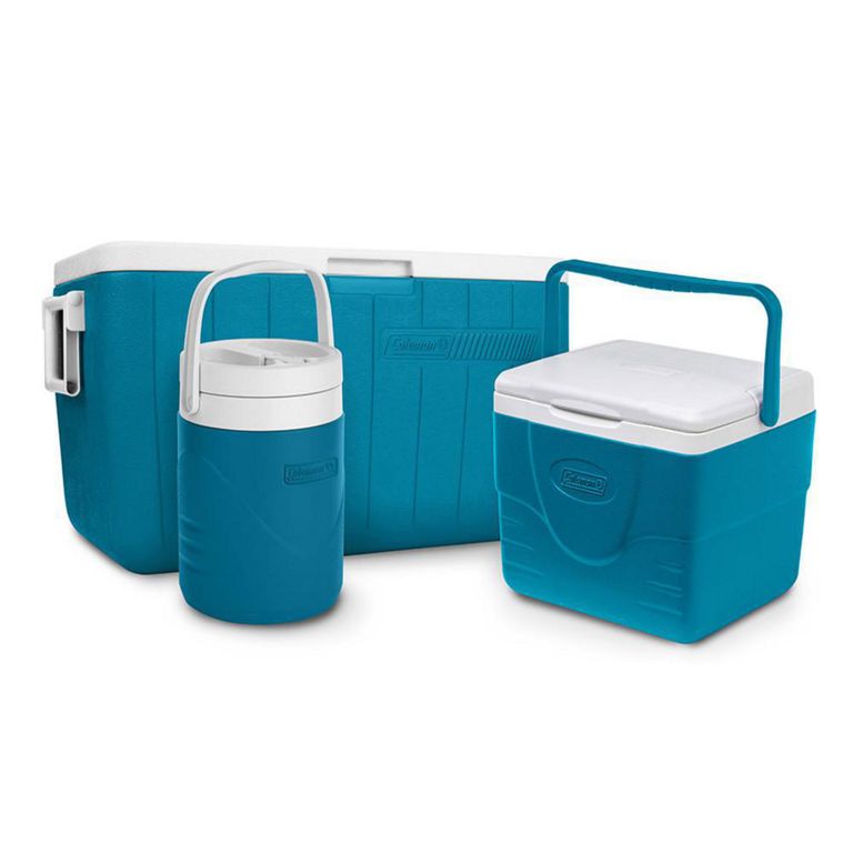 Combo Nevera 45L y 8L Jarro Azul