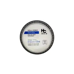 JUST HOME COLLECTION - Vela Vidrio Text 8x9 cm