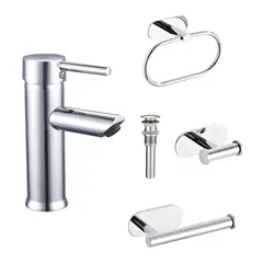 SENSI DACQUA - Combo Grifería Accesorios Milan Cromo