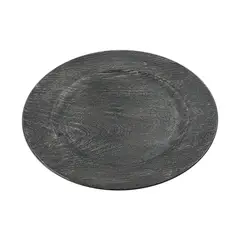 JUST HOME COLLECTION - Base de Plato Gris Navidad 32.7cm
