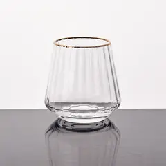 JUST HOME COLLECTION - Vaso Ring Dorado 300ml