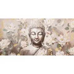 JUST HOME COLLECTION - Canvas Buddah Frente 60x120 cm
