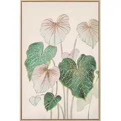 JUST HOME COLLECTION - Cuadro Plantas 1 Foil 40x60 cm