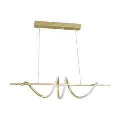 JUST HOME COLLECTION - Lámpara Colgante de Techo LED Dinant Dorada