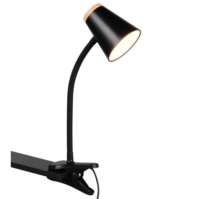 Lámpara de Escritorio LED Clip Narva Negro 7.8x43 cm