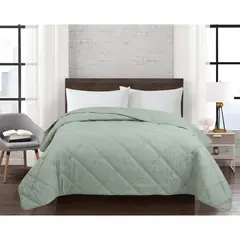 JUST HOME COLLECTION - Cubrecama Bts26 1.5 Plazas Verde