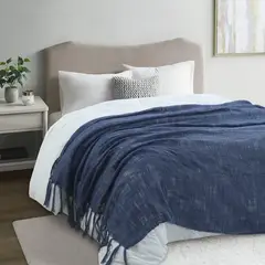 JUST HOME COLLECTION - Manta Nordic Especial 130x160 cm Azul