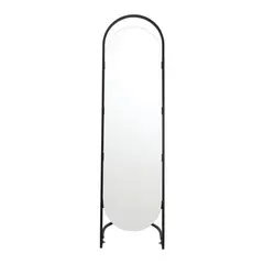 JUST HOME COLLECTION - Espejo de Piso Clavel de 40 x 150 Centímetros Negro