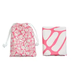 JUST HOME COLLECTION - Toalla de Playa con Bolsa Flor 80x160cm