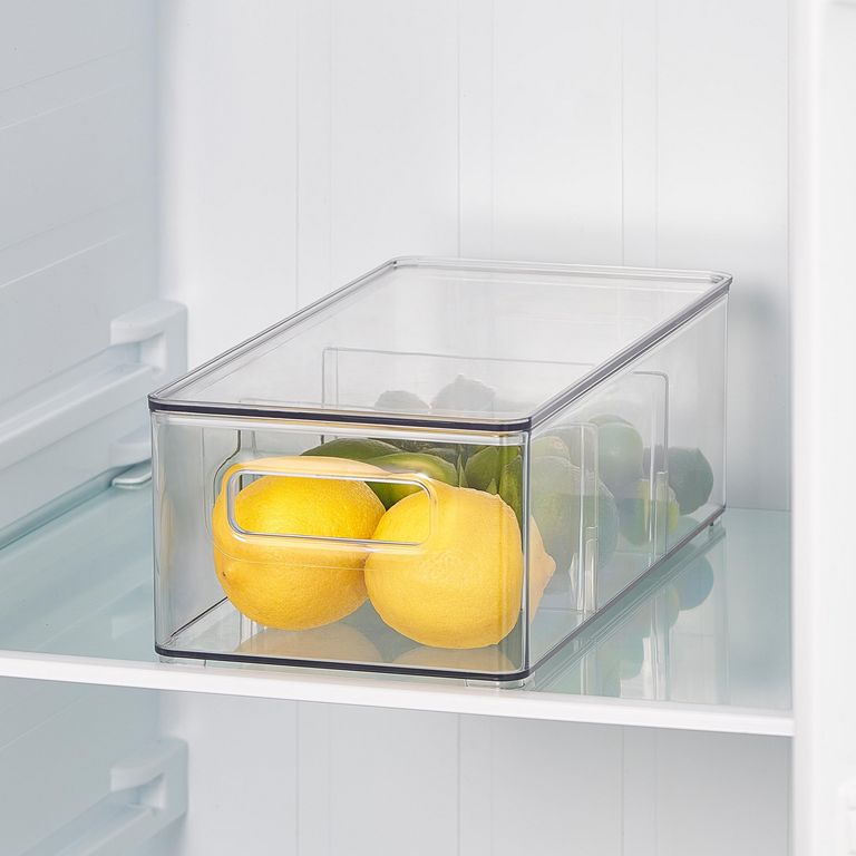 Caja Organizadora con tapa y divisiones para refrigerador