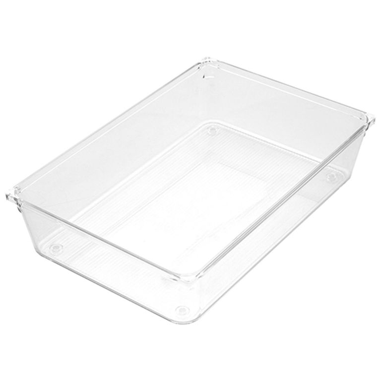 Organizador de cajón acrílico multiuso 15.3x23x5.3cm