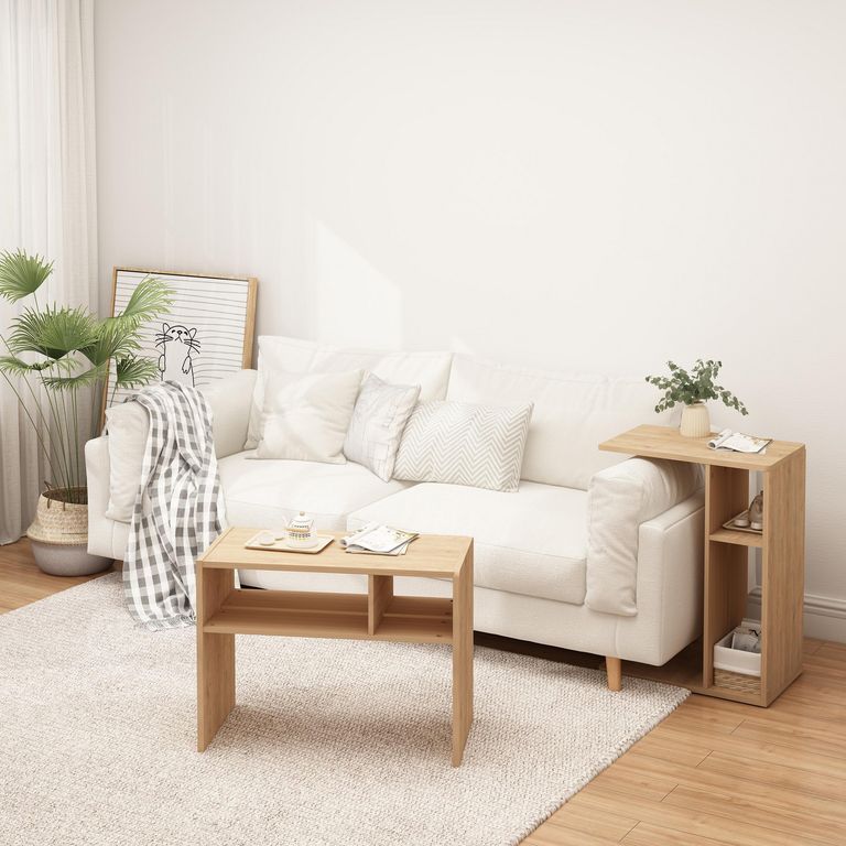 Mesa de Centro Multifuncional Milán 30x63 cm