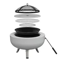 MR BEEF - Brasero Parrilla 3 en 1 64x50
