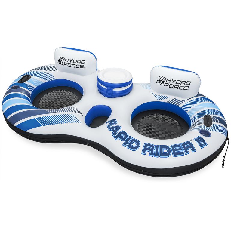 Flotador Infantil Doble Pro Azul y Blanco 122x50x240 cm