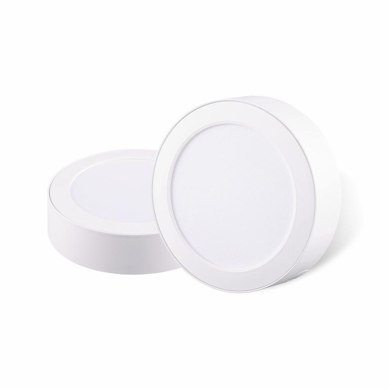 Set de 2 Paneles LED Circular 6W Luz Fría Blanco