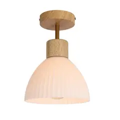 NON BRANDED - Lámpara Colgante Elva 1L E27 Blanco