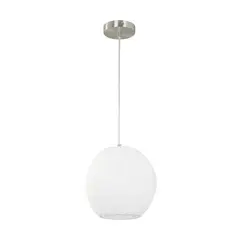 JUST HOME COLLECTION - Lámpara Colgante de Techo 1 Luz Nagoya Blanca