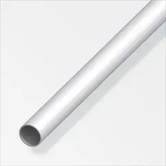ALFER - Tubo redondo aluminio plat 10 mm 1 m