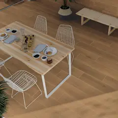 PAMESA - Porcelanato Timber Roble Deck de 23 x 120 1.38 m2