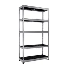FIXSER - Estantería Exterior 5 Niveles 180x100x38 cm Acero