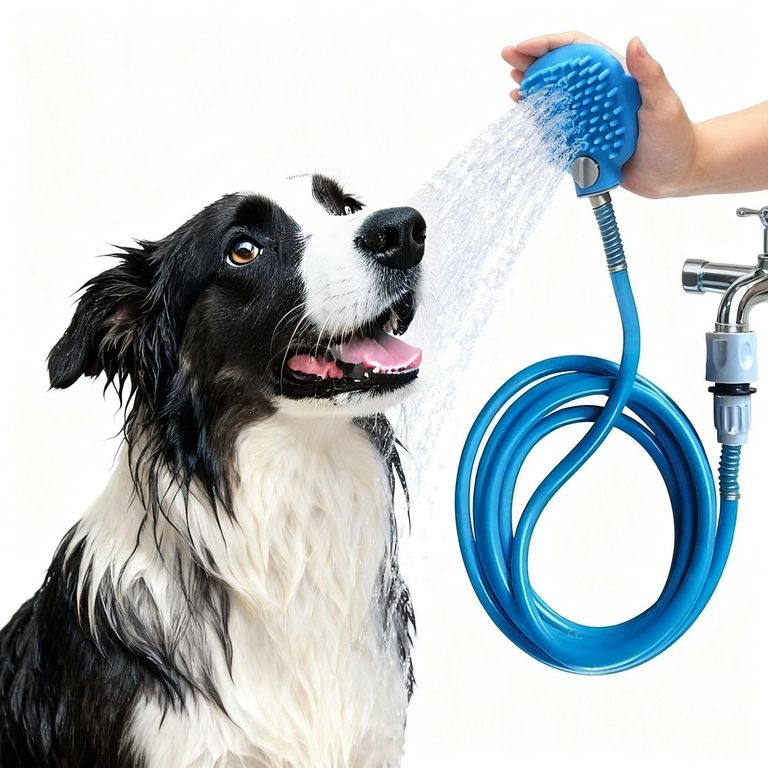 Cepillo de Ducha para Mascota 2 en 1