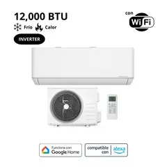 WURDEN - Aire Acondicionado Split Inverter 12000 Frío/Caliente Wi-Fi