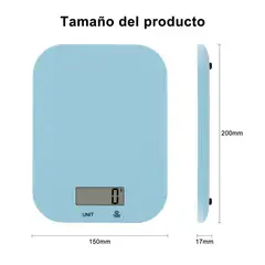 JUST HOME COLLECTION - BALANZA COCINA 5KGS CELESTE