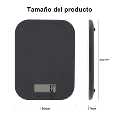 JUST HOME COLLECTION - BALANZA COCINA 5KGS GRIS