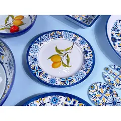 JUST HOME COLLECTION - Plato de Postre Toscan Limón 23cm