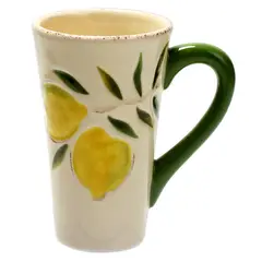 JUST HOME COLLECTION - Taza 12.5x8.8x14cm Limón