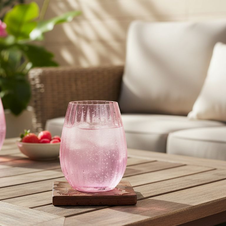 Vaso Brillia 530ml Fucsia