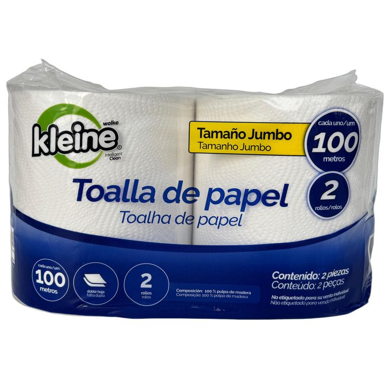 Papel Toalla Pack 2 100m Jumbo