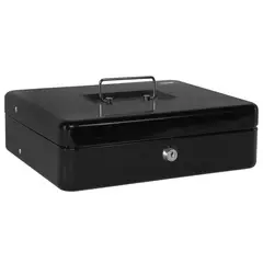 FIXSER - Caja de Seguridad para Dinero con Llave Tamaño Grande 5.5 Litros