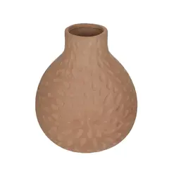JUST HOME COLLECTION - Florero de Cerámica Café 16cm
