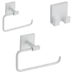 SENSI DACQUA - Set de Baño 3 Piezas Blanco